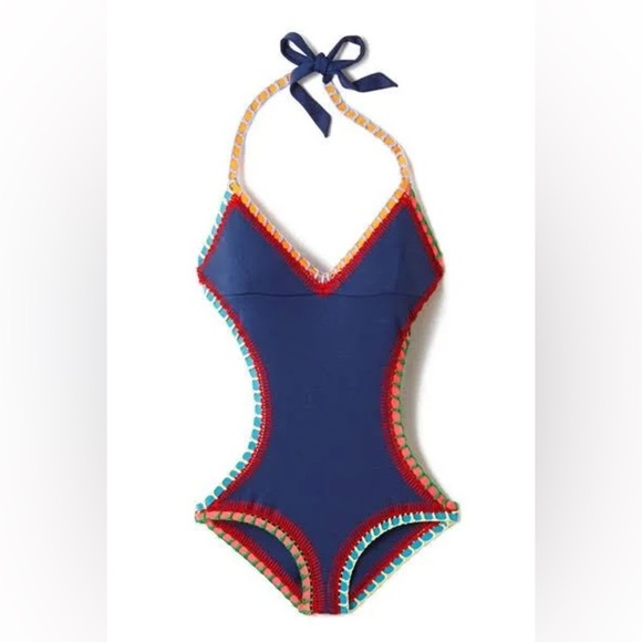 KIINI
Tasmin Mono Maillot Croquet-trimmed Swimsuit - Picture 10 of 10